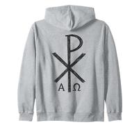 Symbole Chi Rho de l’Église Primitive - Christogramme Sweat à Capuche