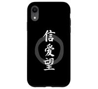 Symbole Chinois pour la Foi, l'amour, l'espoir, Le caractère hanzi chrétien Coque pour iPhone XR