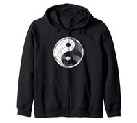 Symbole Chinois Yin Yang spiritualité équilibre Harmonie taoïsme Sweat à Capuche