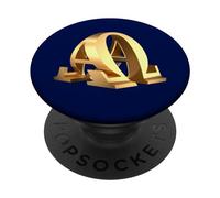 Symbole chrétien Alpha Omega PopSockets PopGrip Adhésif