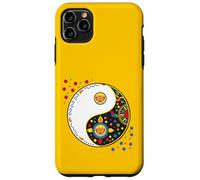 Symbole coloré de Yoga Qi Gong Tao Yin Yang Lotusflower Coque pour iPhone 11 Pro Max