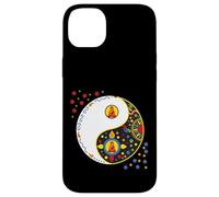 Symbole coloré pour Tao-Yin et Yang avec Bouddha Coque pour iPhone 14 Plus