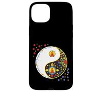Symbole coloré pour Tao-Yin et Yang avec Bouddha Coque pour iPhone 15 Plus