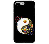 Symbole coloré pour Tao-Yin et Yang avec Bouddha Coque pour iPhone 7 Plus/8 Plus