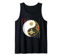 Symbole coloré pour tao Yin et Yang qi Gong ou Tai chi Débardeur