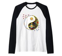 Symbole coloré pour tao Yin et Yang qi Gong ou Tai chi Manche Raglan