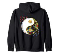 Symbole coloré pour tao Yin et Yang qi Gong ou Tai chi Sweat à Capuche