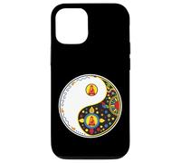 Symbole coloré Taiji Yoga Qi Gong Tao Signe Symbole Yin Yang Bouddha Coque pour iPhone 12/12 Pro