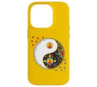 Symbole coloré Taiji Yoga Qi Gong Tao Signe Symbole Yin Yang Bouddha Coque pour iPhone 14 Pro