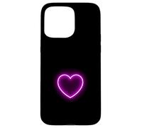Symbole d'amour en Forme de cœur, Design Minimaliste Coque pour iPhone 15 Pro Max