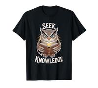 Symbole d'art de la chouette de sagesse connaissances anciennes enseignants étudiants T-Shirt