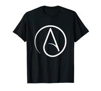 Symbole d'athéisme simple, minimaliste et esthétique T-Shirt