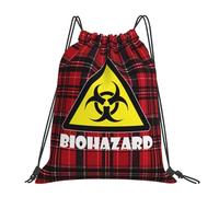 Symbole D'Avertissement De Risque Biologique Unisexe Sacs De Sport Grand Sacs De Gym Léger Gym Sack Pour Gymnastique Piscine Plage
