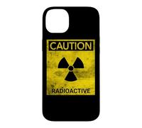 Symbole d'avertissement Grunge de Danger nu ire radioactif Coque pour iPhone 14 Plus
