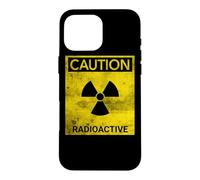 Symbole d'avertissement Grunge de Danger nu ire radioactif Coque pour iPhone 16 Pro Max