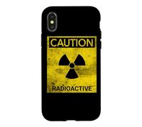 Symbole d'avertissement Grunge de Danger nu ire radioactif Coque pour iPhone X/XS