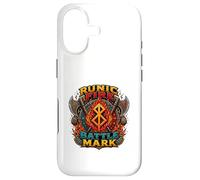 Symbole de Bataille Nordique du feu runique Art Guerrier Coque pour iPhone 17