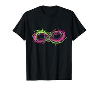 Symbole de Boucle nœud Infini Color Splash T-Shirt