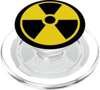 Symbole de Danger radiologique Nucléaire PopSockets PopGrip pour MagSafe