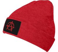 Symbole De Détresse De l'anarchie Homme Femme Bonnets Hiver Souple Bonnet De Pêcheur Classique Bonnets Tricoté pour Course À Pied Sport Casque Moto