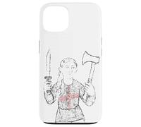 Symbole de Fille Couteau Anglais et Hache Joan of Union Jack Coque pour iPhone 13