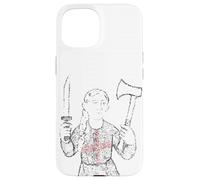 Symbole de Fille Couteau Anglais et Hache Joan of Union Jack Coque pour iPhone 15