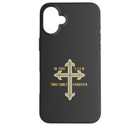 Symbole de Foi orthodoxe avec Inscription « in This Sign Thou Shalt Conquer » Coque pour iPhone 16 Plus
