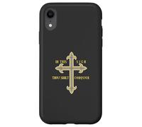 Symbole de Foi orthodoxe avec Inscription « in This Sign Thou Shalt Conquer » Coque pour iPhone XR