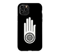 Symbole de la Main du jaïnisme d'Ahimsa DHARMACHAKRA Jain Dharma Coque pour iPhone 11 Pro
