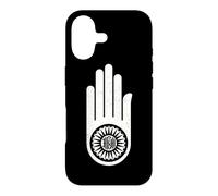 Symbole de la Main du jaïnisme d'Ahimsa DHARMACHAKRA Jain Dharma Coque pour iPhone 17