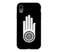 Symbole de la Main du jaïnisme d'Ahimsa DHARMACHAKRA Jain Dharma Coque pour iPhone XR