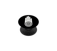 Symbole de la Main du jaïnisme d'Ahimsa DHARMACHAKRA Jain Dharma PopSockets PopGrip Adhésif
