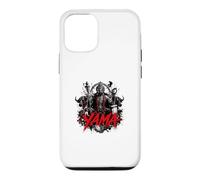 Symbole de la mythologie Noire Yama Hindou Seigneur de la Mort Coque pour iPhone 12/12 Pro