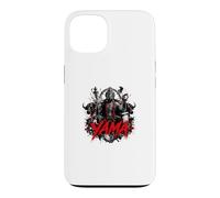 Symbole de la mythologie Noire Yama Hindou Seigneur de la Mort Coque pour iPhone 13