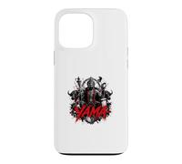 Symbole de la mythologie Noire Yama Hindou Seigneur de la Mort Coque pour iPhone 13 Pro Max