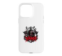 Symbole de la mythologie Noire Yama Hindou Seigneur de la Mort Coque pour iPhone 15 Pro Max