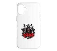 Symbole de la mythologie Noire Yama Hindou Seigneur de la Mort Coque pour iPhone 16 Plus