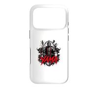 Symbole de la mythologie Noire Yama Hindou Seigneur de la Mort Coque pour iPhone 17 Pro