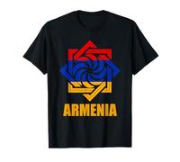 Symbole de l'éternité arménienne - Couleurs du drapeau - Croix du soleil de l'Arménie T-Shirt