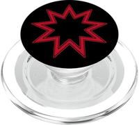 Symbole de l'étoile de Foi Baha'I ÉTOILE À 9 Points PopSockets PopGrip pour MagSafe