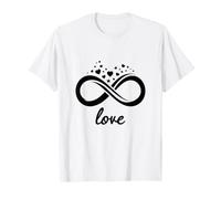 Symbole de l'infini Amour Infini Valentine Hearts Forever T-Shirt