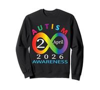 Symbole de l'infini Arc-en-Ciel - Design neurodiversité et Inclusion Sweatshirt