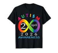 Symbole de l'infini Arc-en-Ciel - Design neurodiversité et Inclusion T-Shirt