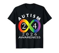 Symbole de l'infini Arc-en-Ciel - Design neurodiversité et Inclusion T-Shirt