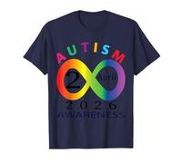 Symbole de l'infini Arc-en-Ciel - Design neurodiversité et Inclusion T-Shirt
