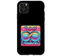 Symbole de l'infini rétro et Vibrant, Design potentiel illimité Coque pour iPhone 11 Pro Max