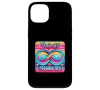 Symbole de l'infini rétro et Vibrant, Design potentiel illimité Coque pour iPhone 13