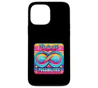 Symbole de l'infini rétro et Vibrant, Design potentiel illimité Coque pour iPhone 13 Pro Max