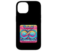 Symbole de l'infini rétro et Vibrant, Design potentiel illimité Coque pour iPhone 14