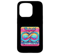Symbole de l'infini rétro et Vibrant, Design potentiel illimité Coque pour iPhone 15 Pro